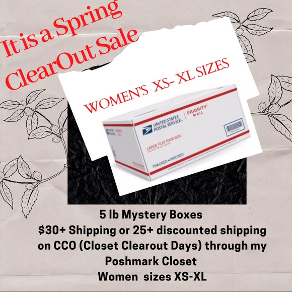 Other - Women’s Mystery Box size XS-XL 5lb